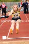 Womens Under-17s Long Jump, 2023 North Eastern Track and Field Champs., Middlesbrough Sports Village, Middlesbrough. Photo: David T. Hewitson/Sports for All Pics